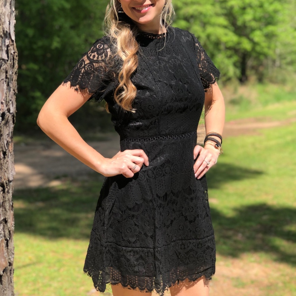 Black Lace Dress